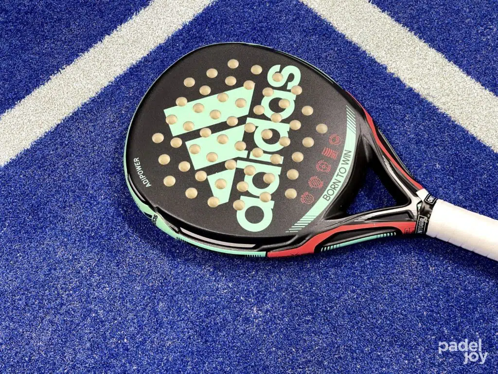Photo of Adidas AdiPower Woman Lite 3.1 on a padel court.